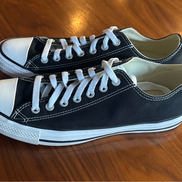 Converse Black and White Canvas Sneakers - Picture 2 of 4